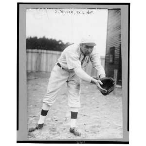  John Barney Dots Miller,St. Louis Cardinals baseball 
