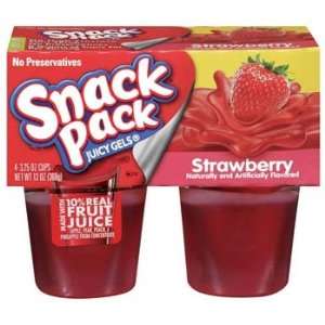 Snack Pack Strawberry Juicy Gels 4 pk  Grocery & Gourmet 