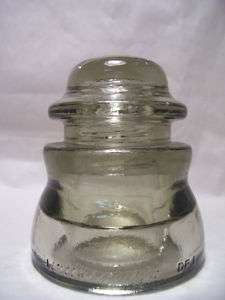 VINTAGE CLEAR GLASS ARMSTRONGS DP1 USA 7 50 INSULATOR  