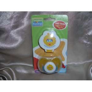  Big Bird Pacifier with Matching Holder/Keeper: Baby