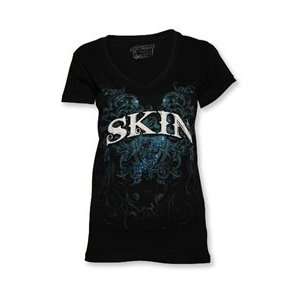 Skin Industries Womens Among Us V Neck Tshirt