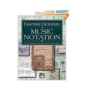   Essential Dictionary of Music Notation Tom Gerou, Linda Lusk Books