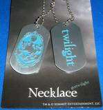 Twilight Necklace Cullen Crest/Logo Dog Tags NECA Promo  