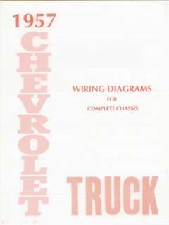 CHEVROLET 1957 Truck Wiring Diagram 57 Chevy Pick Up  