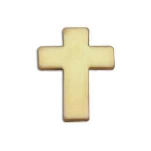  Christian Cross gold finish lapel pin: Patio, Lawn 