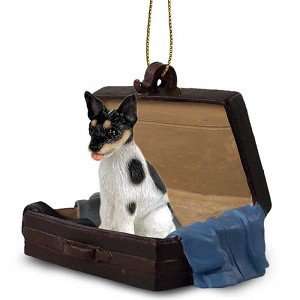 Rat Terrier Traveling Companion Dog Ornament: Home 