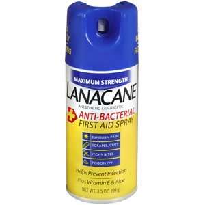  LANACANE ANTI BACT 1ST AID SPR 4 OZ Health & Personal 