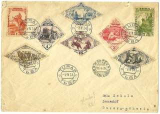 Russia TANNU TUVA Cover >Switzerland via MOSCOW 1934 ORIGINAL PostMark 