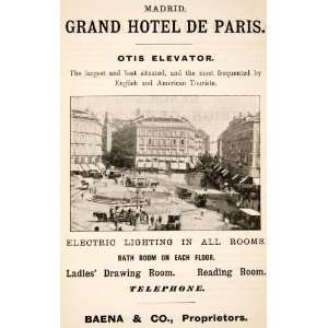   Elevator Baena Electric Lighting   Original Print Ad