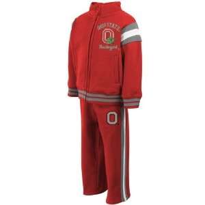   State Buckeyes Toddler Full Zip Jacket Pant Set