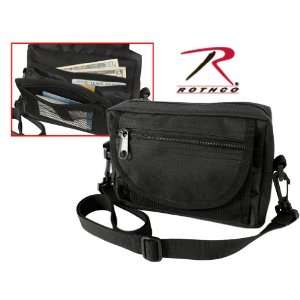   : Rothco Black Compact Travel Utility Shoulder Bag: Sports & Outdoors