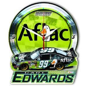  NASCAR Carl Edwards High Definition Clock: Sports 