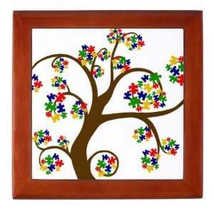  Autism Tree of Life Autism Keepsake Box by  Baby