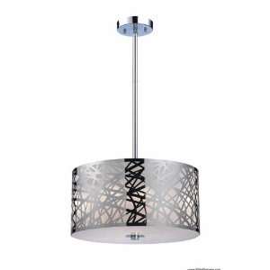  Tronic 3 Light Pendant In Polished Stainless Steel