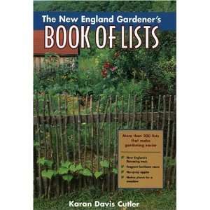  Gardeners Book of Lists [Paperback] Karan Davis Cutler Books
