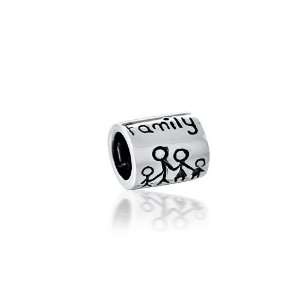   Family Life Bead Compatible with Pandora Chamilia Troll Biagi Jewelry