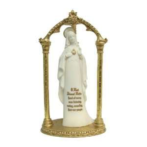   Of Mary Figurine With Golden Arch of Triumph #43694