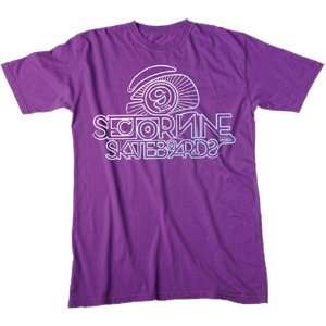 Sector 9 Rising Sun Mens Short Sleeve Fashion Shirt   Purple / 2X 