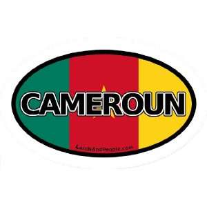  Cameroon Cameroun in French Flag Car Bumper Sticker Decal 