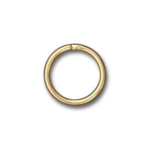  Gold Plated Base Metal 10mm Open Jump Rings (24): Arts 