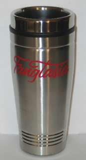 True Blood Fangtasia Name Logo Stainless Steel Travel Mug, NEW UNUSED 