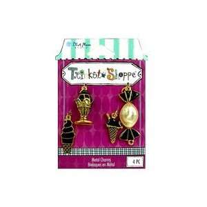  Trinket Charms 4/Pkg Sweets: Arts, Crafts & Sewing
