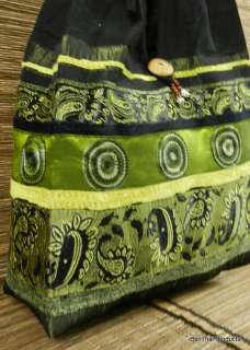   Hobo Bag Purse Paisley Swirl Thai Shoulder Handbag Handmade New BTP