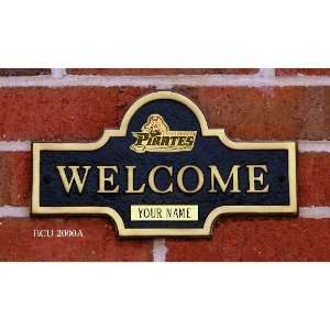   Club East Carolina Pirates Personalized Welcome Plaque Sports