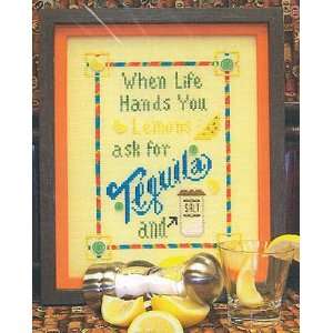  Tequila & Salt   Cross Stitch Pattern Arts, Crafts 