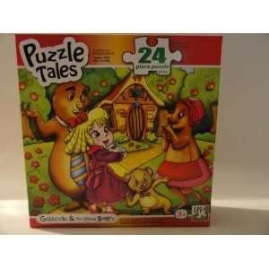 Puzzle Tales 24 Piece Puzzle   Goldilocks & the Three 