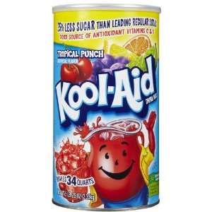  Kool Aid Tropical Punch 34 Quarts Worth or Powder 82.5 