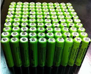 100 AAA NiMH 550 mAh 1.2v Triple A Corun Rechargeable Batteries  