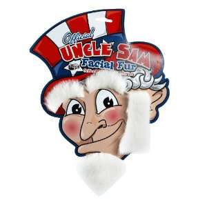 Lets Party By Elope Uncle Sam Adult Facial Fur / White 