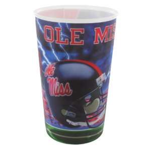   of Mississippi Holographic 3D Lenticular NCAA Sports Cup March Madness