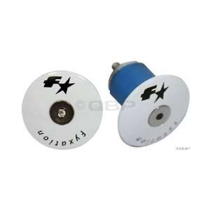  Fyxation White BMX Style Bar Ends