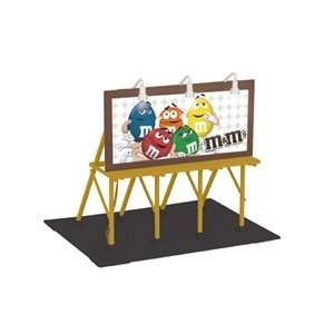  30 90283 MTH RailKing O Lighted Billboard M&Ms Toys 
