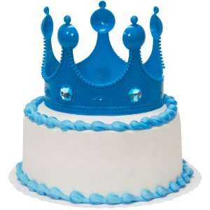  Lets Party By Bakery Crafts Blue Crown Cake Topper 