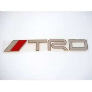  TRD Aluminum Trunk Emblem Sticker Automotive