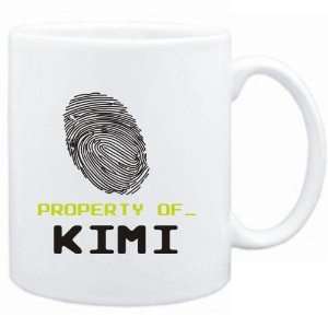  Mug White  Property of _ Kimi   Fingerprint  Female 