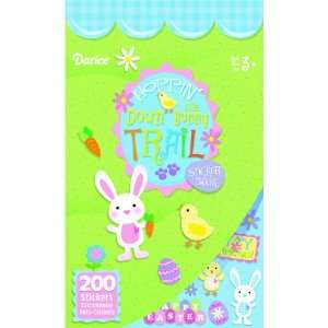   Hoppin Down The Bunny Trail Sticker Book (Pack of 4): Toys & Games