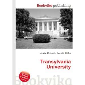  Transylvania University Ronald Cohn Jesse Russell Books