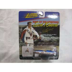  Johnny Lightning Dicast Evel Knievel X 2 Cycle with Bonus 