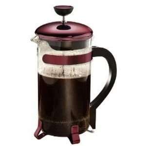  P Coffee Press 8 cup Red Electronics