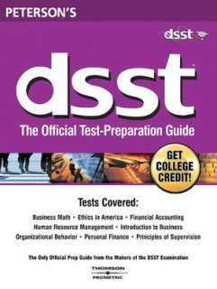   Petersons DSST Official Test Preparation Guide by Petersons
