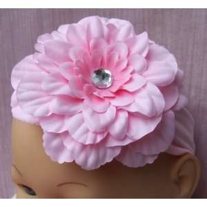   Baby Flower Headband (Pink Crochet Headband (Newborn  4 Years)): Baby