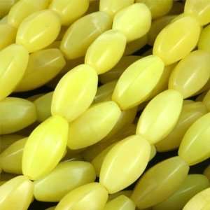  15mm Lemon Chrysoprase Tube Beads Arts, Crafts & Sewing