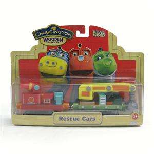 Chuggington Wooden Railway   Rescue Cars 2 Pack (Brand New)  