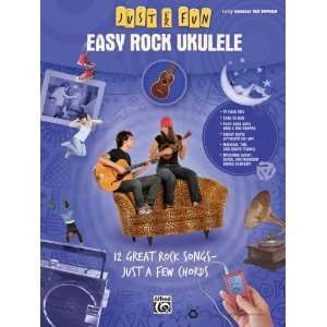    Alfred Just for Fun Easy Rock Ukulele (Book) Musical Instruments