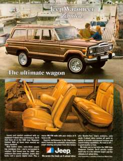 1980 Jeep Wagoneer Limited & Interior Photo print ad  