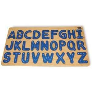  Traceable Uppercase Wooden Alphabet Puzzle: Toys & Games